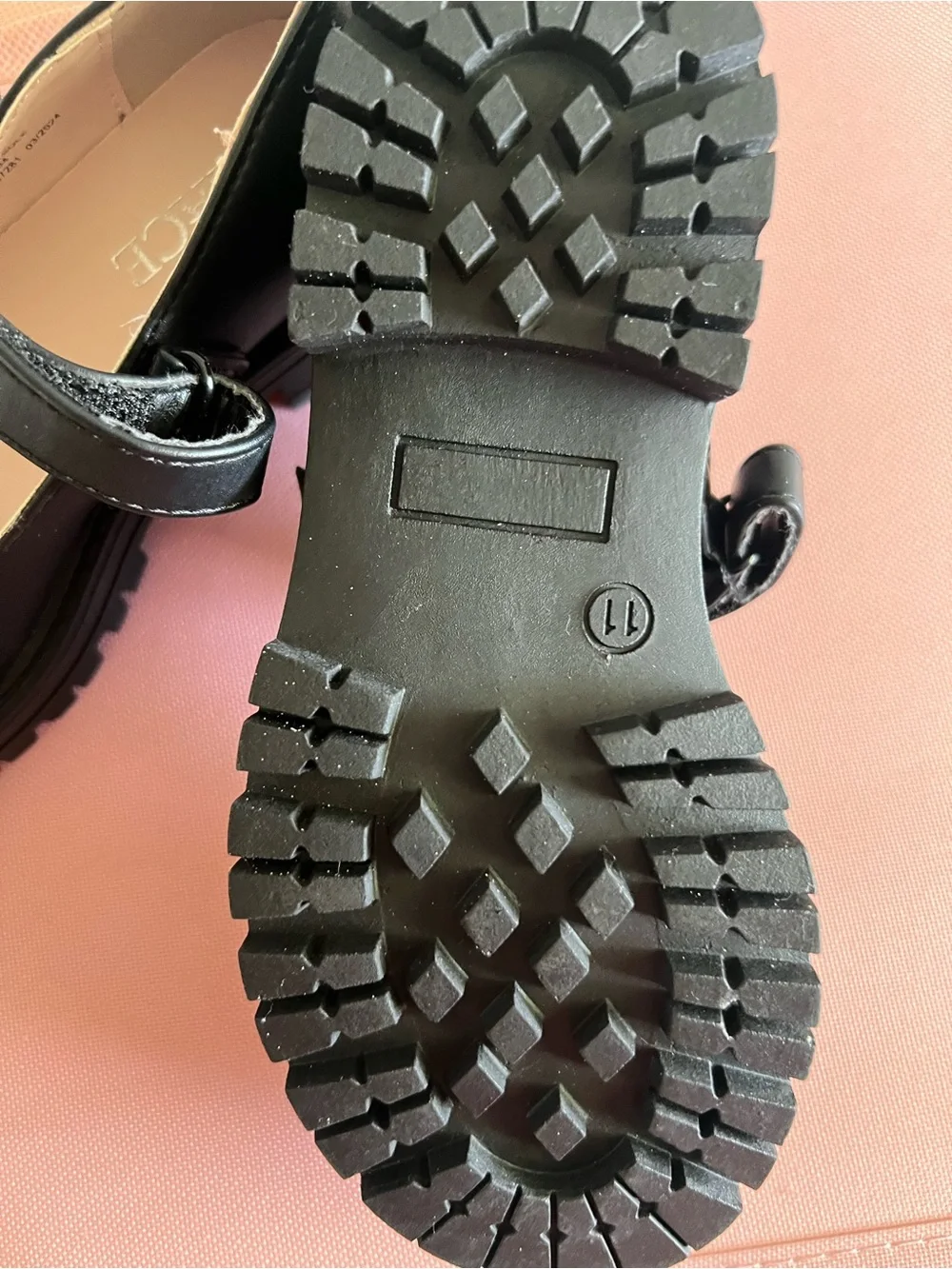 The Children's Place Black Mary Jane Lug Sole Dress Shoes
